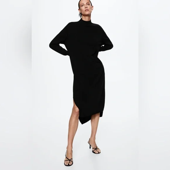 rixo knit dress RIXO Elliette Cashmere-Blend Black main image 0